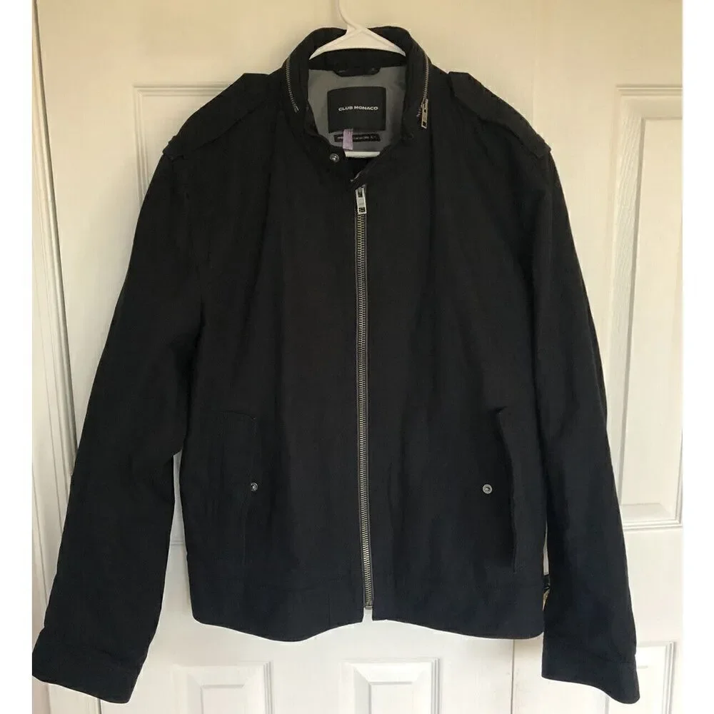 Club Monaco Men’s Black Jacket Sz XL